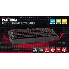 Trådade tangentbord - SpeedLink Parthica Core bakgrundsbelyst tangentbord