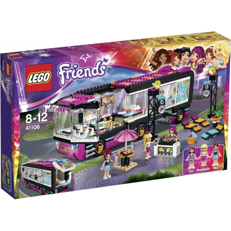 LEGO & klossar - LEGO Friends Popstjärnornas turnebuss 41106