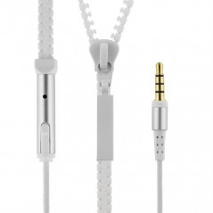 In-ear - Zipper In-ear-headset från Streetz Vit