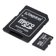 Minneskort - Kingston microSDHC + SDHC 8GB (Class 10)
