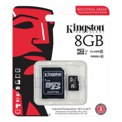 Minneskort - Kingston microSDHC + SDHC 8GB (Class 10)