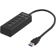 USB-kablar & USB-hubb - USB 3.1-hubb med 4 portar