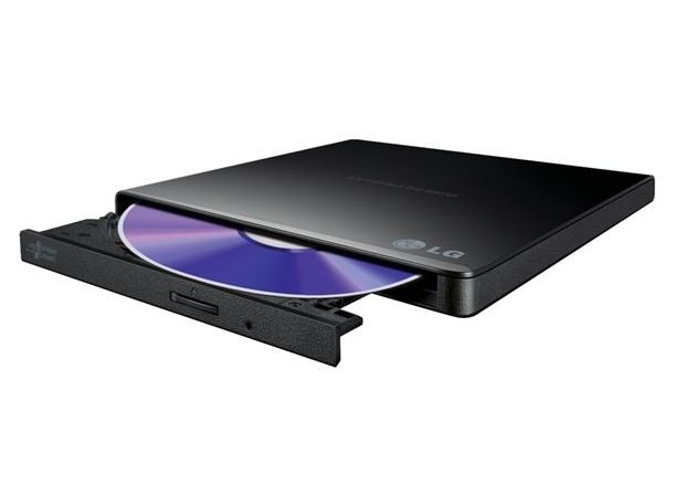 LG extern DVD-brännare svart