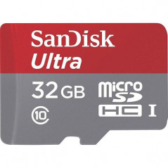 Minneskort - Sandisk Ultra microSDHC + SDHC 32GB (Class 10)