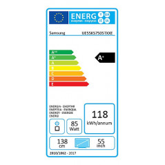 TV-apparater - Samsung 55-tums Smart 4K-TV UE55KS7505