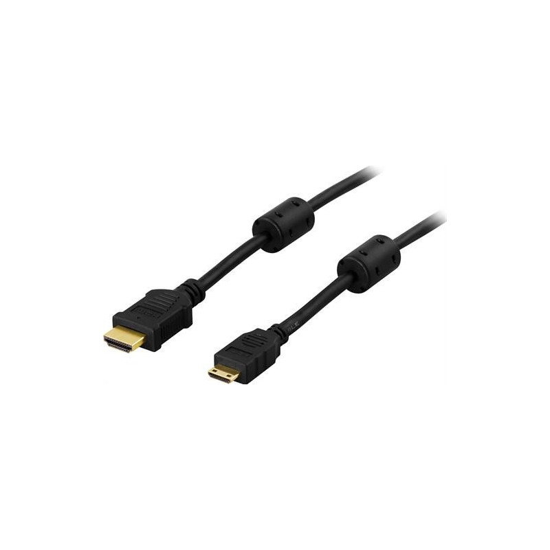 Skärmkabel & skärmadapter - MiniHDMI till HDMI-kabel 2M kabel