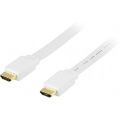 Skärmkabel & skärmadapter - Platt HDMI-kabel i flera längder 3 meter