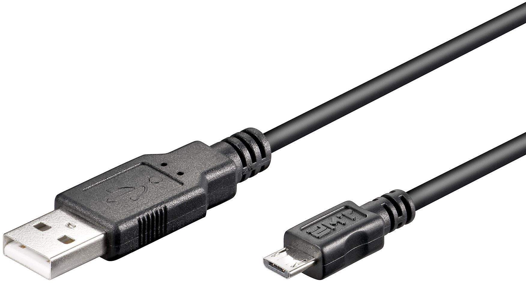Goobay MicroUSB-kabel svart i flera längder (5 meter)