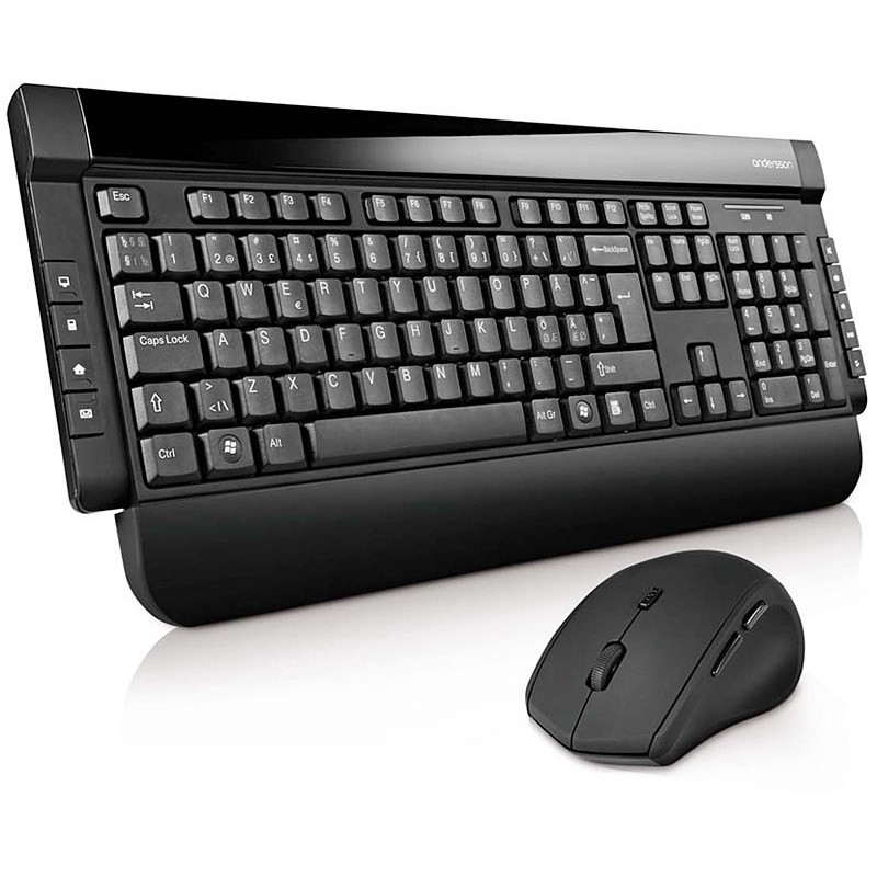 Tangentbord & datormus - Andersson trådlöst tangentbord & mus