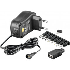 Universal laddare dator - 12 Watts 12V AC-adapter universal (3-12 Volt)