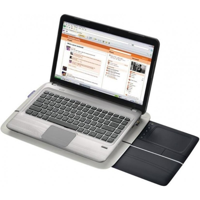 Kylplatta & kylfläkt - Logitech knä/kylplatta med inbyggd touchpad