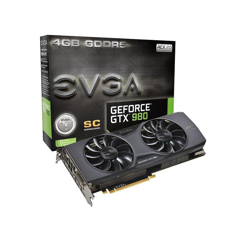 Komponenter - EVGA GeForce GTX 980 SC ACX 2.0 HDMI 3xDP 4GB