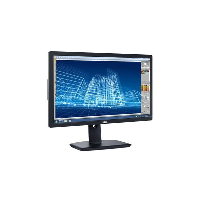 Skärmar begagnade - Dell 27" U2713H 2K-upplöst LED-skärm med IPS-panel (beg)