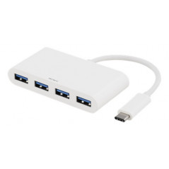 USB-kablar & USB-hubb - USB-C-hubb med 4 USB 3.1-portar