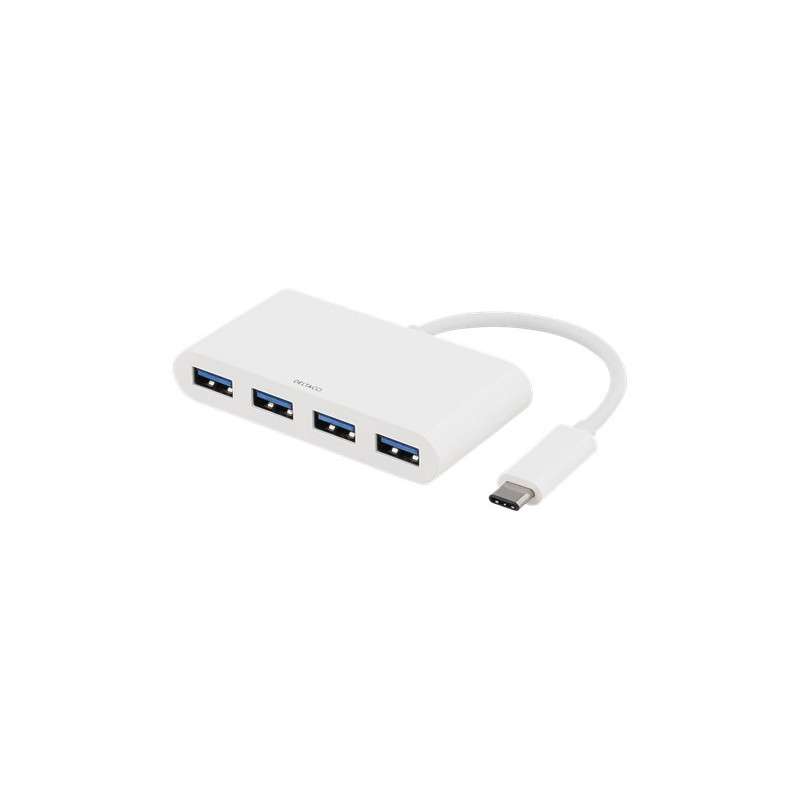 USB-kablar & USB-hubb - USB-C-hubb med 4 USB 3.1-portar