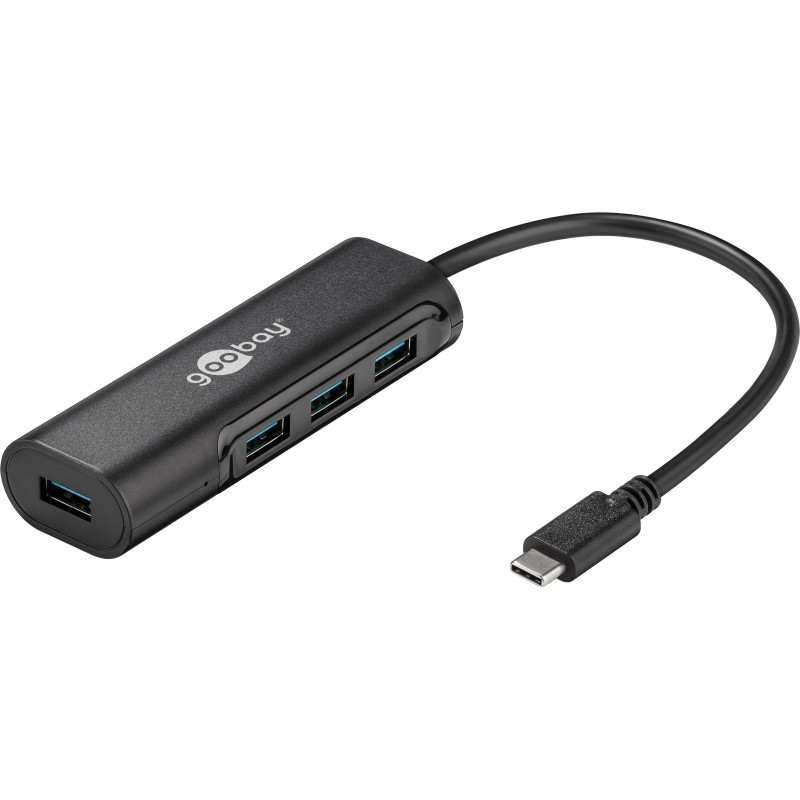 USB-kablar & USB-hubb - USB-C-hubb med 4 USB 3.0-portar