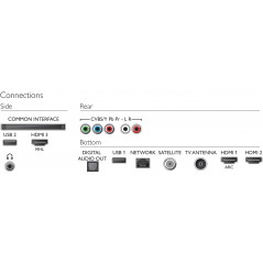 TV-apparater - Philips 55-tums Smart 4K-TV