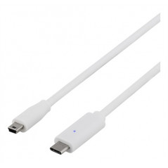 USB-C - USB-C till miniUSB 0.25 meter