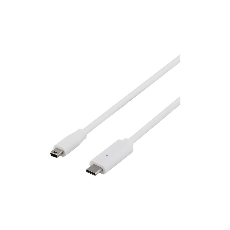 USB-C - USB-C till miniUSB 0.25 meter