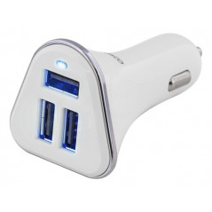Laddare och kablar - Billaddare med 3 USB-kontakter