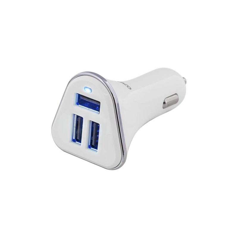 Laddare och kablar - Billaddare med 3 USB-kontakter