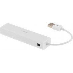 Datortillbehör - USB-nätverkskort 100 Mbit/s med USB-hubb