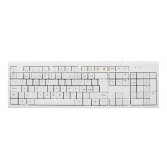Trådade tangentbord - Deltaco USB-tangentbord vit