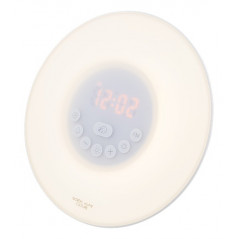 Radio & stereo - Väckarklocka med wake-up light och FM-radio