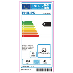 TV-apparater - Philips 43-tums LED-TV