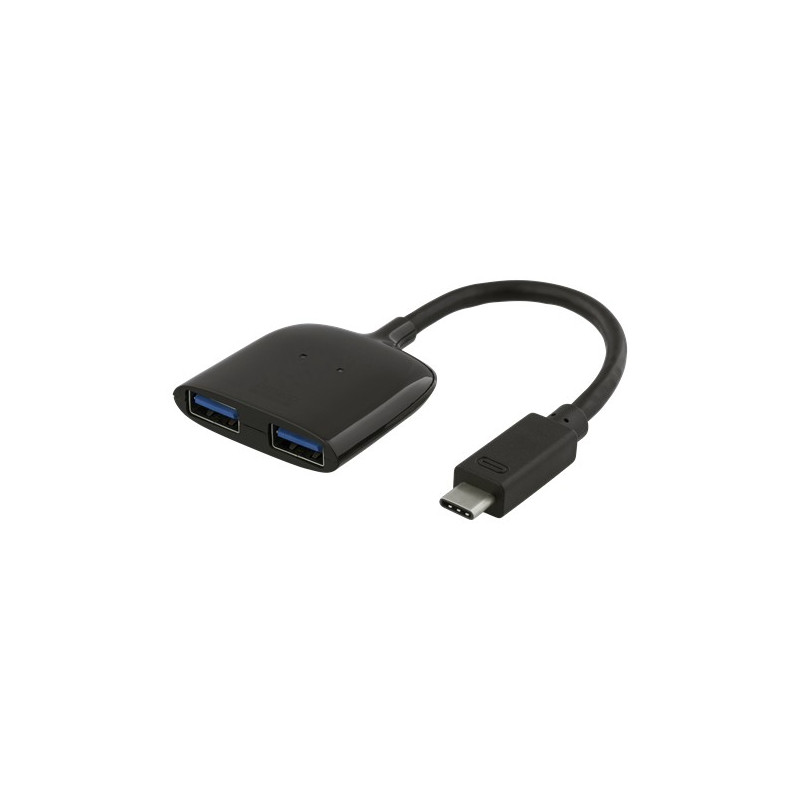 USB-kablar & USB-hubb - USB-C-hubb med 2 USB 3.1-portar