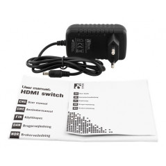Skärmkabel & skärmadapter - Deltaco HDMI-switch med fjärrkontroll