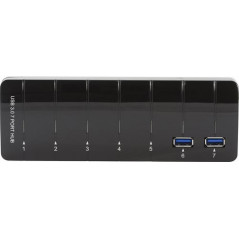 USB-kablar & USB-hubb - Deltaco USB-hubb 7 portar
