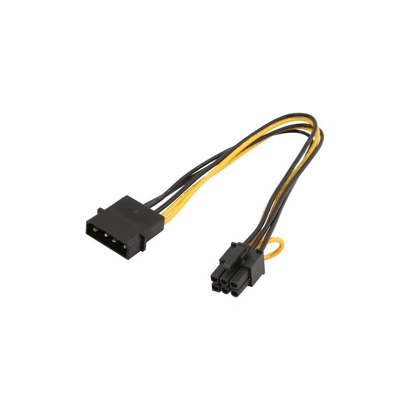 Övriga komponenter - 4-pin Molex till 6-pin PCIe