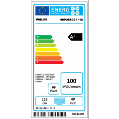 TV-apparater - Philips 49-tums 4K LED-TV