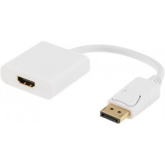 Skärmkabel & skärmadapter - Aktiv DisplayPort till HDMI-adapter med ljud