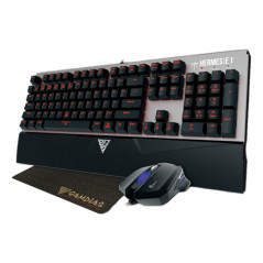 Gaming-tangentbord - Hermes E1 mekaniskt gaming-tangentbord med mus och musmatta