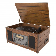 Radio & stereo - Champion skivspelare med CD, kassett och radio