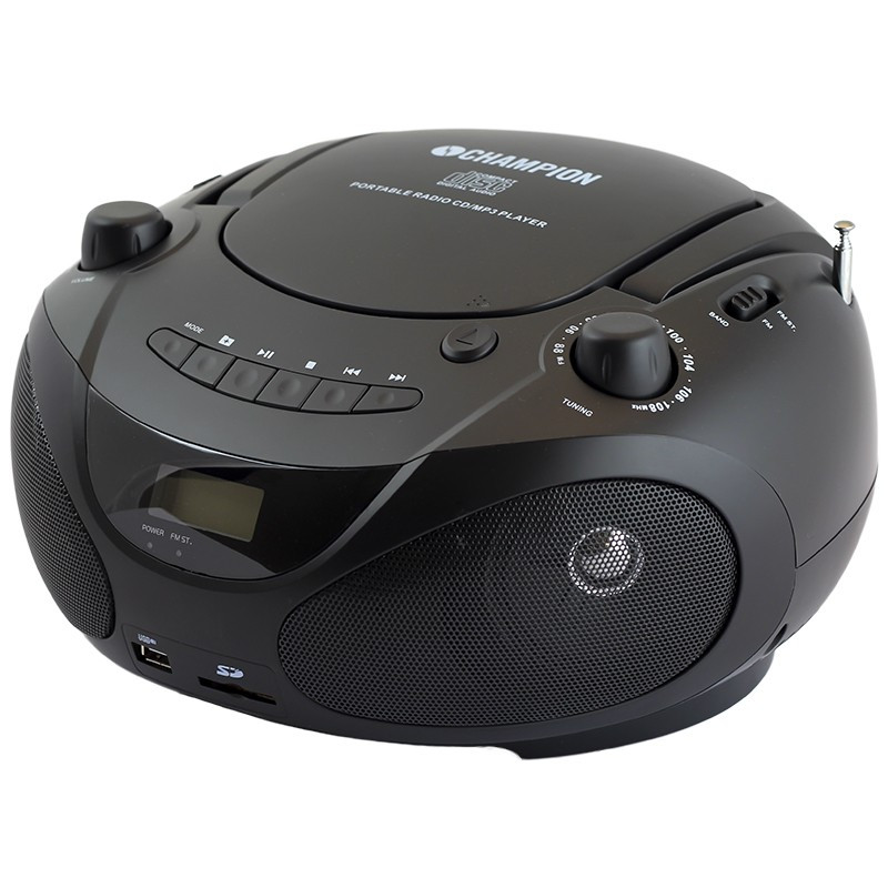 Radio & stereo - Champion boombox med CD, radio och MP3-uppspelning