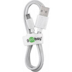 MicroUSB-kabel för snabbladdning, 1 meter