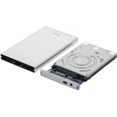 Kabinett för hårddisk - USB 3.0-kabinett för intern 2.5" SATA-hårddisk