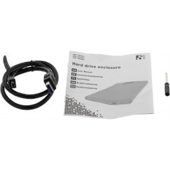 Kabinett för hårddisk - USB 3.0-kabinett för intern 2.5" SATA-hårddisk