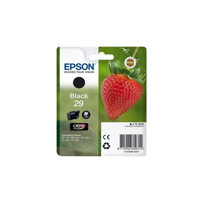Skrivare/Printer tillbehör - Bläckpatron EPSON 29 svart