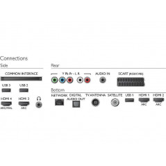 TV-apparater - Philips 49-tums 4K LED-TV