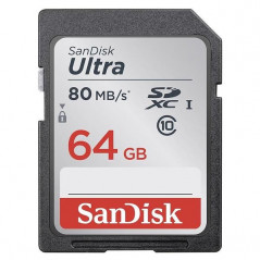 Minneskort - Sandisk Ultra minneskort SDXC 64GB (Class 10)