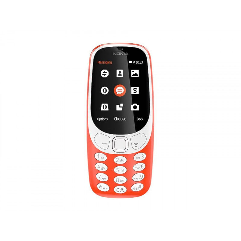 Nokia, OnePlus, Motorola, CAT - Nokia 3310 Dual SIM (röd)