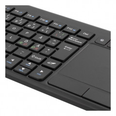 HTPC-tangentbord - Deltaco trådlöst tangentbord med musplatta/trackpad/touchpad perfekt för HTPC