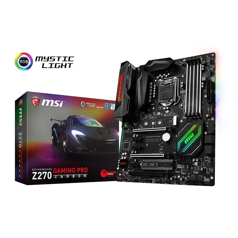 Komponenter - MSI Z270 Gaming Pro Carbon Socket 1151 ATX-moderkort