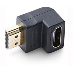 Skärmkabel & skärmadapter - Vinklad HDMI-adapter 90-grader