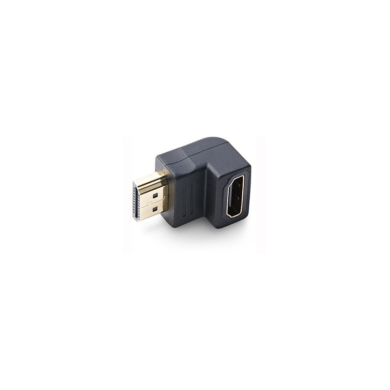 Skärmkabel & skärmadapter - Vinklad HDMI-adapter 90-grader