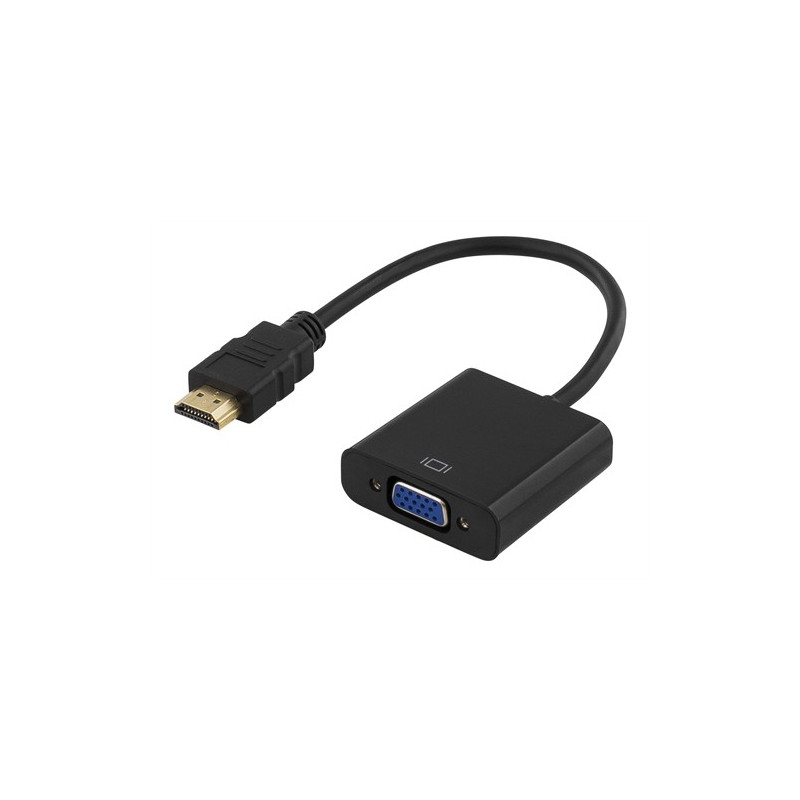 Skärmkabel & skärmadapter - HDMI till VGA-adapter